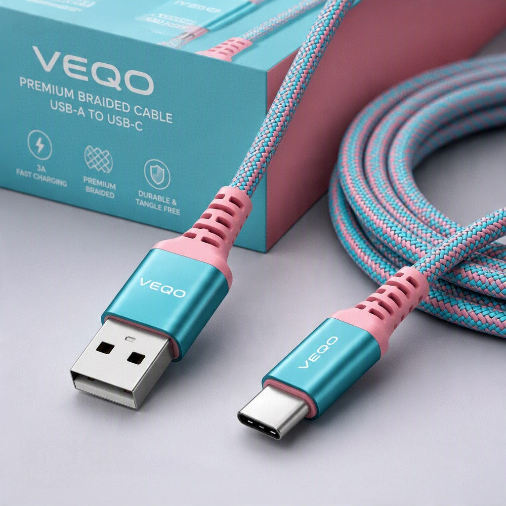 Cable USB trenzado 100W