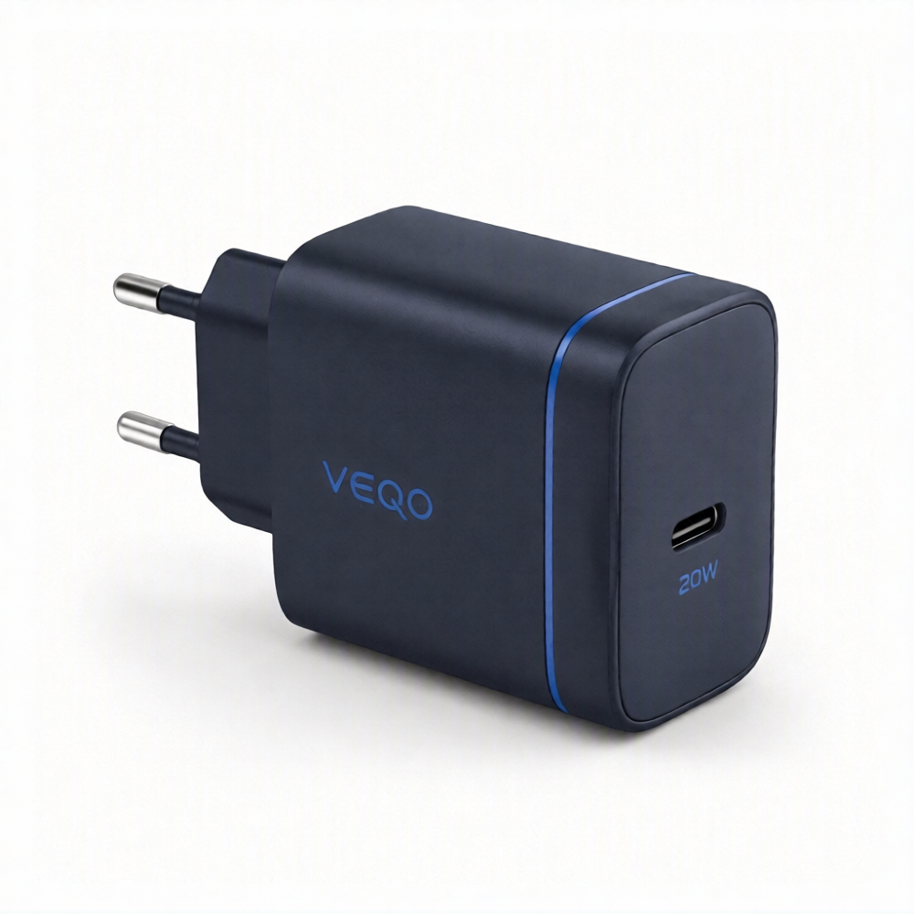Cargador Gan 20W PD VeqoPower Slim